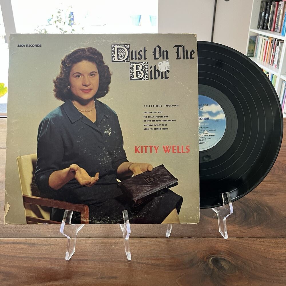 Kitty Wells Dust On The Bible Vinyl LP 1973 MCA 149